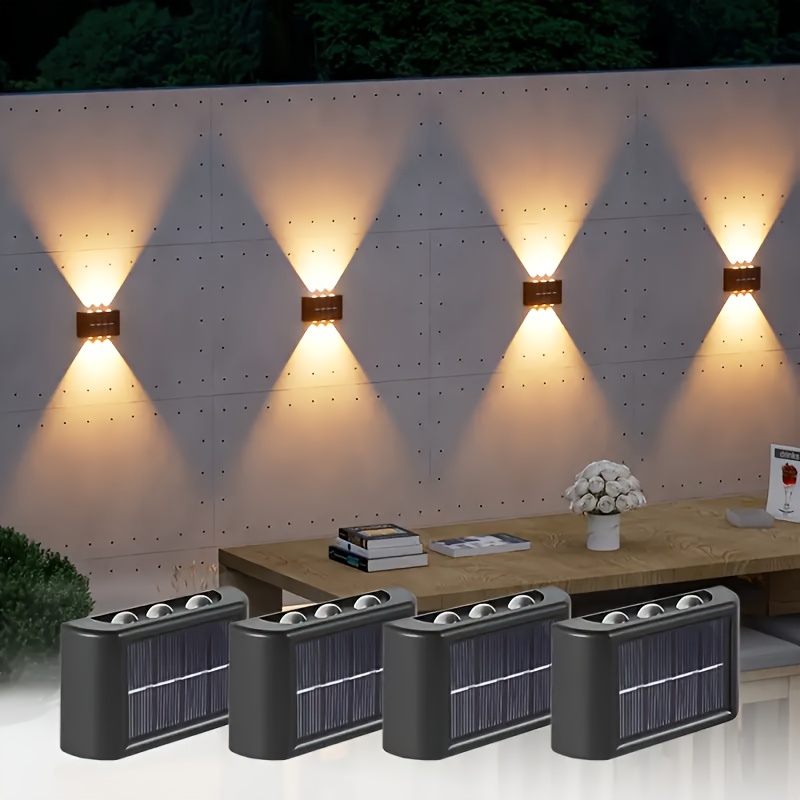 Solar Lamp - Lámpara Solar LED para Exteriores, Impermeable,