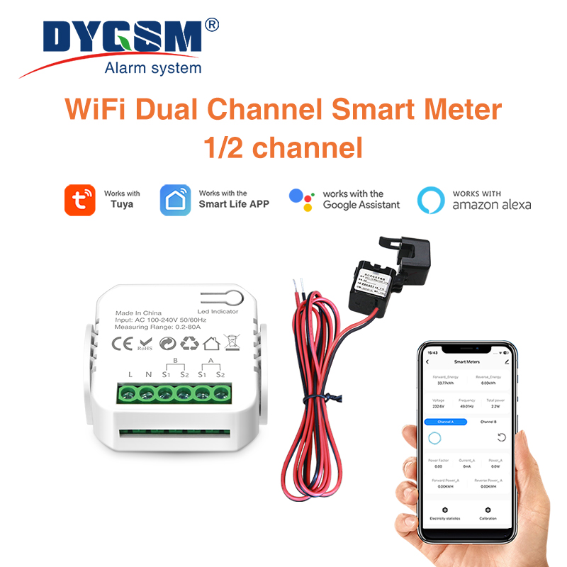 Energy Monitor Meter - Tuya Wifi inteligente medidor de energía