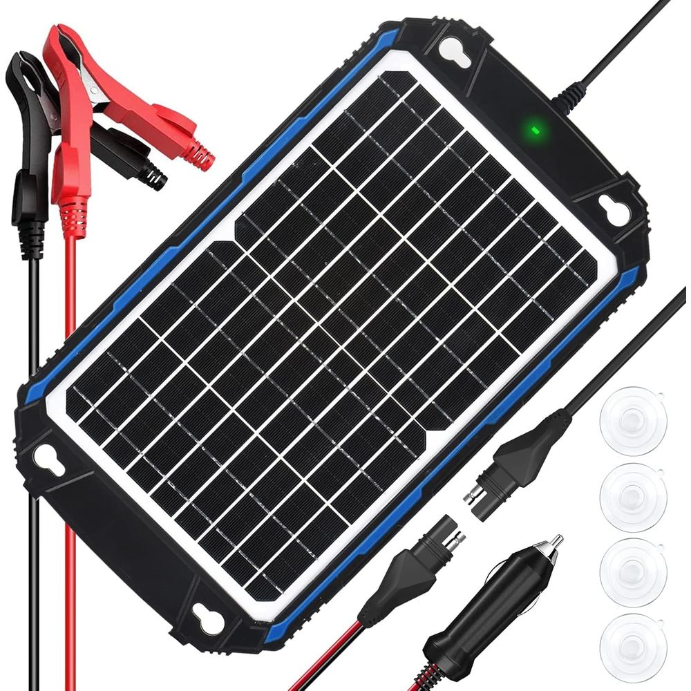 Solar Panel - Cargador y Mantenedor de Baterías Solares