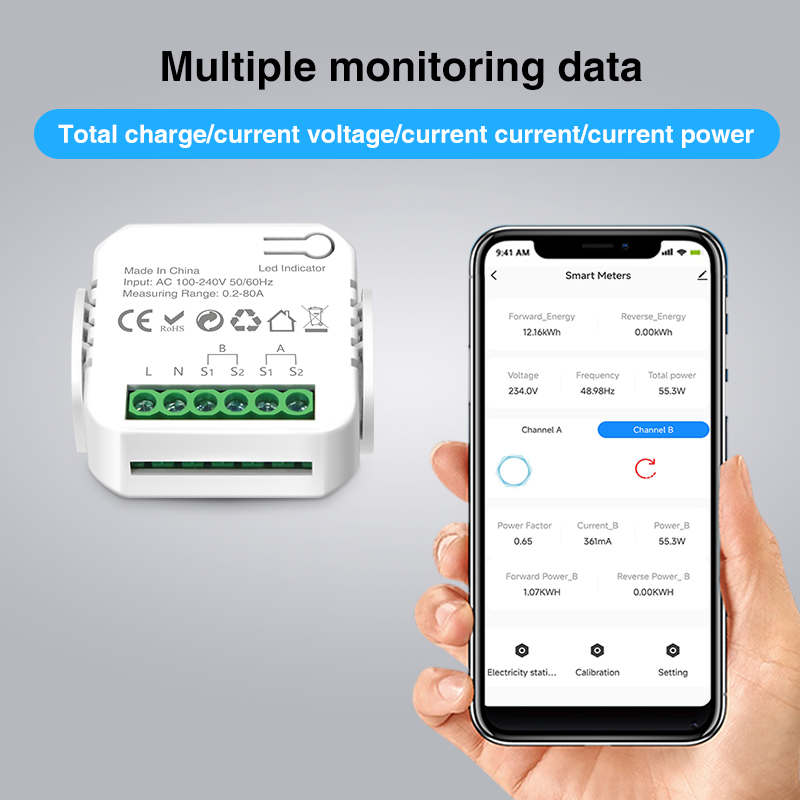 Tuya Wifi inteligente medidor  - Energy Monitor Meter reseña y precio