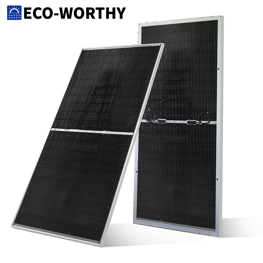 ECO-WORTHY Panel solar bifacia - Solar Panel 200W reseña y precio