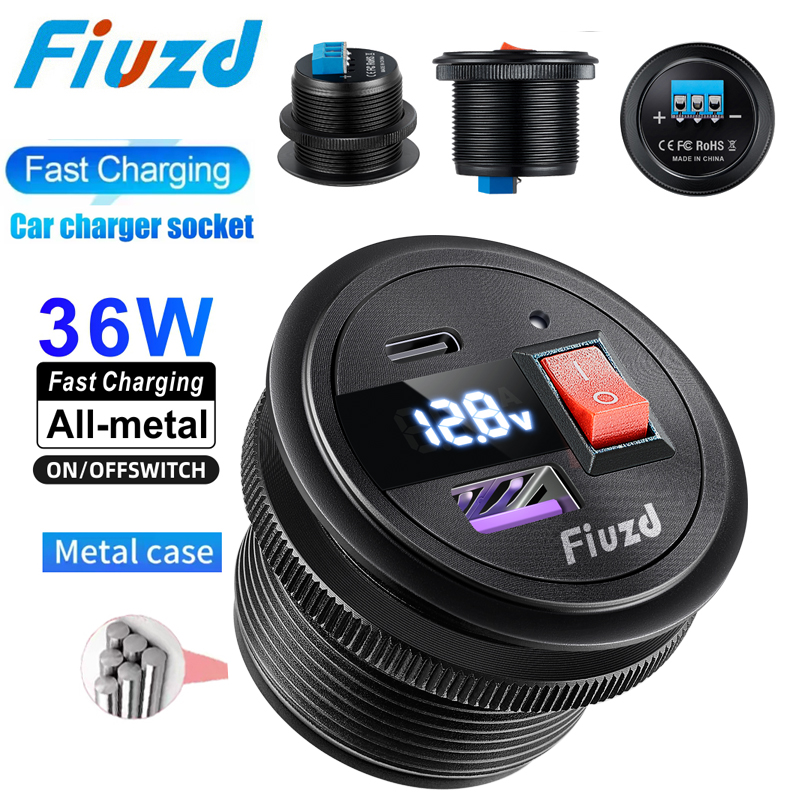 Enchufe usb para coche de 12v, - Energy Monitor Meter reseña y precio